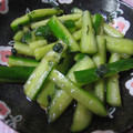 ゆみにゃむ's cooksnap of when they made きゅうりとしそで簡単浅漬け.