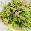 ひなppi's cooksnap of when they made レンジで簡単☆ごはんのお供に・無限豆苗。.