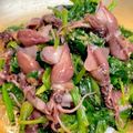 やよい・M's cooksnap of when they made ホタルイカとほうれん草のナムル.
