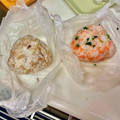 komutatata's cooksnap of when they made ❁鮭フレと青葱と胡椒のおむすび❁.