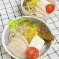 ゆづキッチン's cooksnap of when they made 残り野菜で彩り簡単 豆腐もやしサラダ✨.