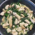 まいもぐ2020's cooksnap of when they made ホウレン草と鶏胸肉の白だしバター炒め.