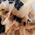みきんこ✿'s cooksnap of when they made レンジであと1品☆海苔もやしキムチ.