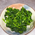 ほたるび☆'s cooksnap of when they made ターサイの花のからしマヨ和え.