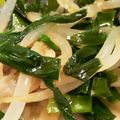 はるきち0211's cooksnap of when they made めんつゆマヨ鶏ガラでもやしニラ豚肉炒め.