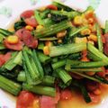 なみる～ん's cooksnap of when they made ウインナーと小松菜のソテー.