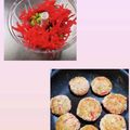 hiro1098's cooksnap of when they made 紅ショウガと枝豆のヘルシー豆腐おやき.