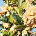 つかめ胃袋！'s cooksnap of when they made 小松菜と豚バラのふんわり卵炒め.