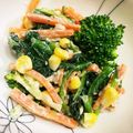 ☆こうへいママ☆'s cooksnap of when they made ほうれん草とツナのサラダ.