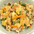 悠LOVE航's cooksnap of when they made フライパンで☆たっぷり野菜の卵とじ.