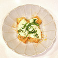 クックEBXFTK☆'s cooksnap of when they made キムチと厚揚げのチーズ焼き.