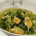 なななな♡MaMa's cooksnap of when they made 小松菜と油揚げの美味しい煮浸し.