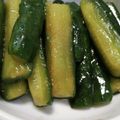 13歳's cooksnap of when they made 《即席☆きゅうり》酢醤油&にんにく味 ♪.