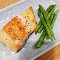 もにゃっこ's cooksnap of when they made 簡単！カリッと香ばしいサーモンのムニエル.