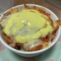 リクりく's cooksnap of when they made 里芋とツナのキムチチーズ焼き.