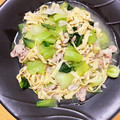♡まーちゃん♬'s cooksnap of when they made 豆腐干/豆腐皮で青梗菜と豚肉の中華炒め.
