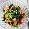 クックQ4GW0M☆'s cooksnap of when they made サラダほうれん草のウインナー炒め.