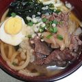 precious☆'s cooksnap of when they made 牛肉たっぷり♪肉うどん（５分でＯＫ♪）.