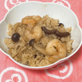 三ちゃん☆'s cooksnap of when they made 洋風ごちそう♪海老ときのこ混ぜごはん.
