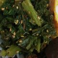 ♪じゅんちこ♪'s cooksnap of when they made わさび菜のおかか醤油和え.