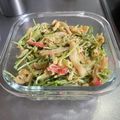 おさるJr's cooksnap of when they made 簡単副菜　５分で豆苗の炒り玉子.