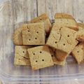kitchenYUU's cooksnap of when they made 簡単☆米粉と豆腐の厚焼ききな粉クッキー。.