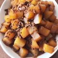 こつぶはゆっちー's cooksnap of when they made 激うま♡とろとろ大根のみそそぼろ煮.