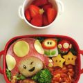 タケノコビト's cooksnap of when they made マリオキャラ弁★キノピコ弁当（フラワー）.