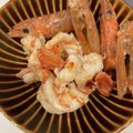 105♡'s cooksnap of when they made 赤エビのロースト ペペロンチーノ風.