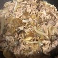 tomo‎✩'s cooksnap of when they made 甘辛豚丼.