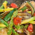 ryowatarai's cooksnap of when they made 焼き野菜マリネ スペイン産オリーブオイル.
