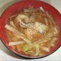 きらり流れ星's cooksnap of when they made 天ぷらinお味噌汁.