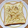 ＊なぁ＊'s cooksnap of when they made ハチミツチーズトースト.