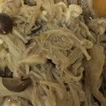 H♡S's cooksnap of when they made 豚肉ときのこの生姜醤油炒め.