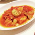 LunaJuno's cooksnap of when they made じゃが芋のトマト煮込み♬*.