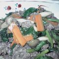 ミキにゃん's cooksnap of when they made ご飯が進む♪牛肉と小松菜の炒め物.