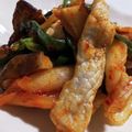 mahorou's cooksnap of when they made にらとしいたけの豚キムチ.