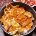 ばるちぃ's cooksnap of when they made ガツガツすすむ♡豚キムチーズ丼♪.