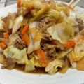toshio39's cooksnap of when they made 野菜たっぷり♪牛バラ肉の焼き肉のタレ炒め.