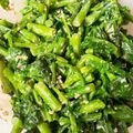 teruminmin's cooksnap of when they made 和えるだけ♪のらぼう菜のゴマヨ和え.