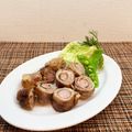 horseland's cooksnap of when they made ソーセージの豚肉大葉巻き.