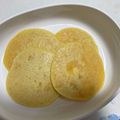 saya（＾＾）'s cooksnap of when they made にんじんとかぼちゃの米粉パンケーキ.