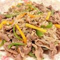 悠LOVE航's cooksnap of when they made 牛肉と糸こんにゃくの甘辛炒め.