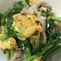 ♥︎atk♥︎'s cooksnap of when they made 菜の花と豚肉の卵炒め.