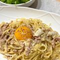 至高の一服を求めて's cooksnap of when they made カマンベールカルボナーラ.