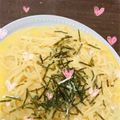 ＊ねこるぅん＊'s cooksnap of when they made つゆだく明太カルボナーラ♬♫.