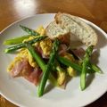 レディー・ババア's cooksnap of when they made アスパラベーコンの卵炒め.