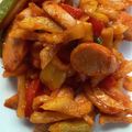 kinkinsan's cooksnap of when they made ●朝食に！魚ニソと玉葱の中農ソース炒め●.