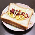居酒屋まるみ's cooksnap of when they made 朝食に！簡単☆マヨケチャエッグサンド.