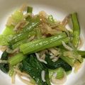 なつきよう's cooksnap of when they made 簡単おひたし!!しらすで絶品料亭の味.